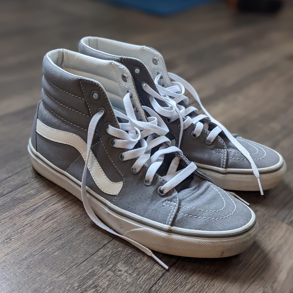 Grey Vans High Tops